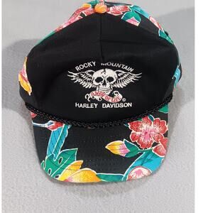 Rocky Mountain Harley‑Davidson “A Way of Life” Floral Cap Strapback, Tropical